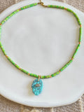 Collier Fatima vert
