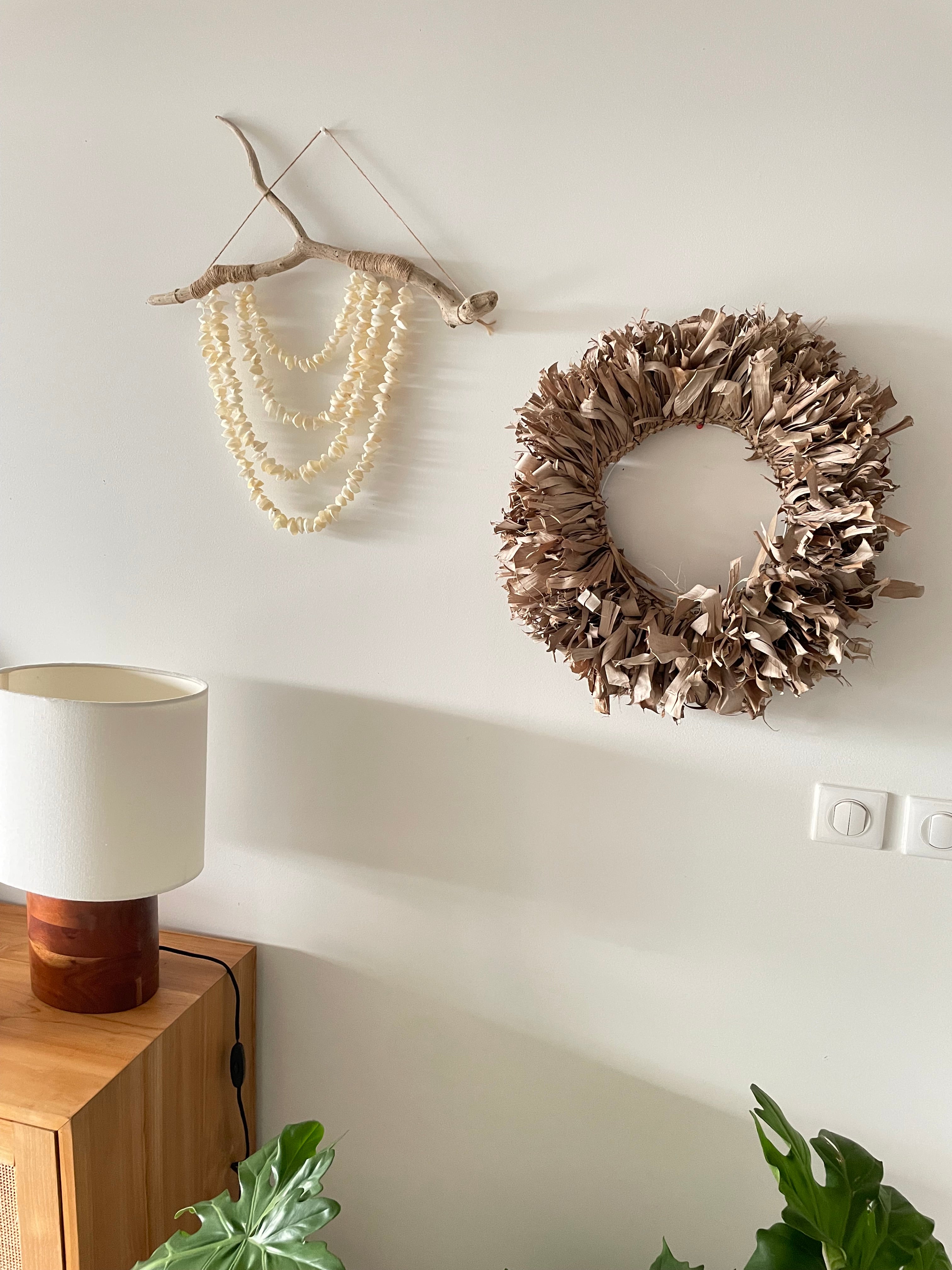 Suspension en coquillages